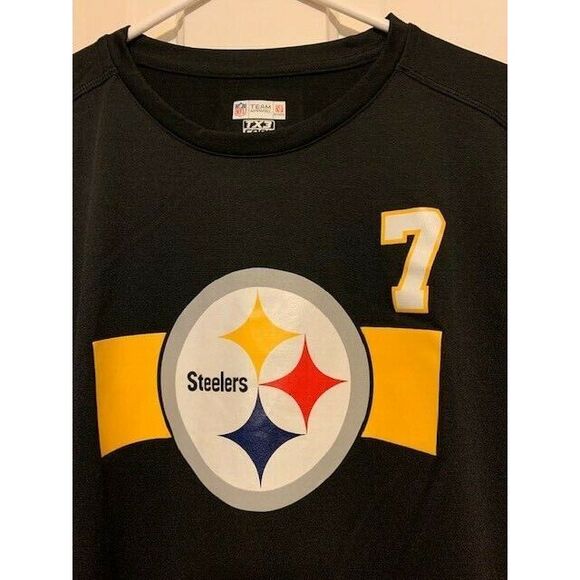 PITTSBURGH STEELERS BEN ROETHLISBERGER SIZE MEDIUM TX3 COOL SHIRT - Picture 2 of 5